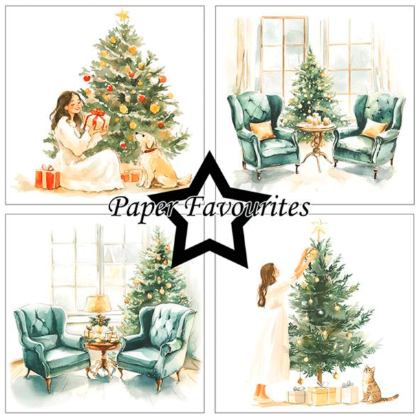 Paper Favourites - Blok 6'' - Cozy Christmas / Hyggelig jul