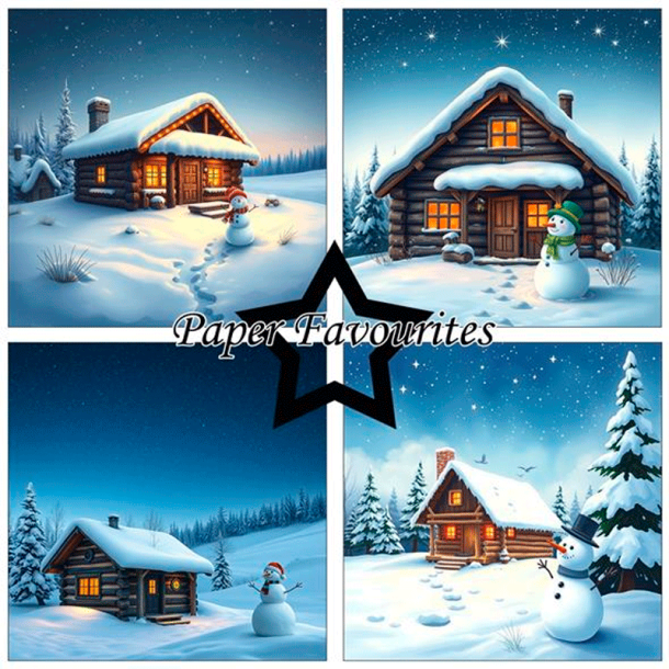 Paper Favourites - Blok 6'' - Cozy Winter / Hyggelig vinter