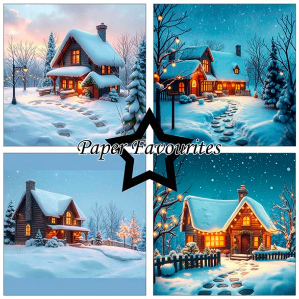 Paper Favourites - Blok 6'' - Cozy Winter / Hyggelig vinter
