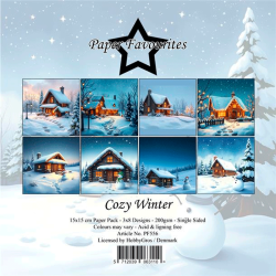 Paper Favourites - Blok 6'' - Cozy Winter / Hyggelig vinter