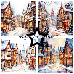 Paper Favourites - Blok 6'' - Christmas Main Street / Jule hovedgade