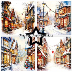 Paper Favourites - Blok 6'' - Christmas Main Street / Jule hovedgade