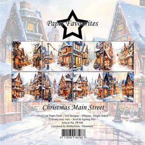 Paper Favourites - Blok 6'' - Christmas Main Street / Jule hovedgade