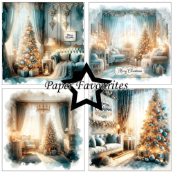 Paper Favourites - Blok 6'' - Christmas Trees / Juletrer