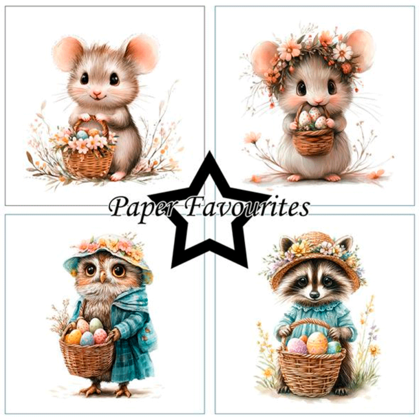 Paper Favourites - Blok 6'' - Easter Friends / P�skevenner