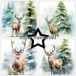 Paper Favourites - Blok 6'' - Reindeer - Rdyr