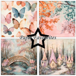 Paper Favourites - Blok 6'' - Woodland Fairy / Skovfe