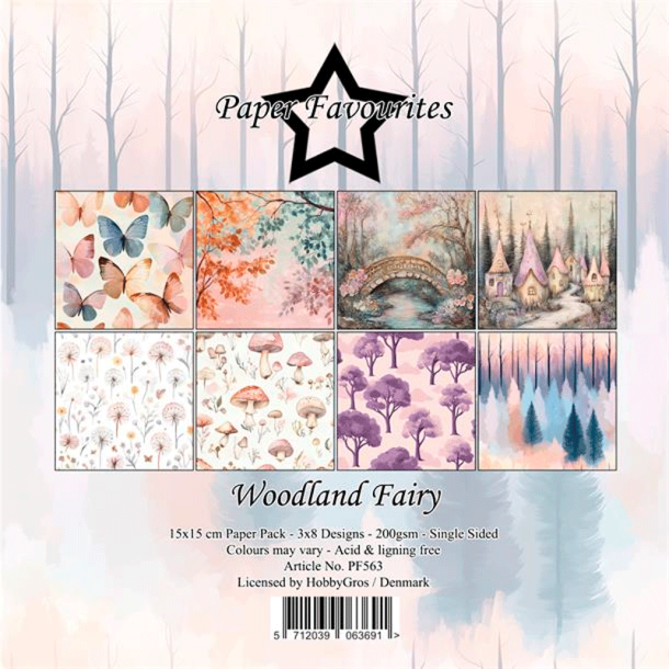 Paper Favourites - Blok 6'' - Woodland Fairy / Skovfe