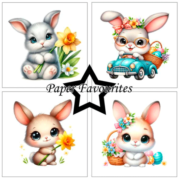 Paper Favourites - Blok 6'' - Easter Cuties / S�de p�skedyr