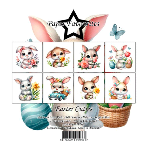 Paper Favourites - Blok 6'' - Easter Cuties / S�de p�skedyr