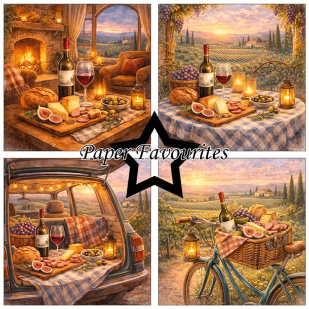Paper Favourites - Blok 6'' - Provence / Tapas