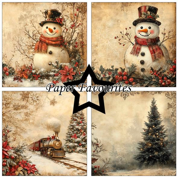 Paper Favourites - Blok 6'' - Victorian Christmas / Viktoriansk jul