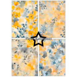 Paper Favourites - Blok A5 - Watercolour Flowers / Akvarel blomster