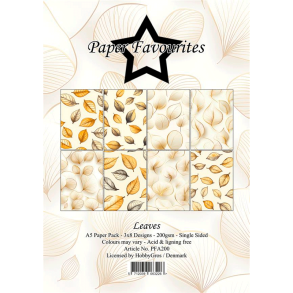 Paper Favourites - Blok A5 - Leaves / Blade