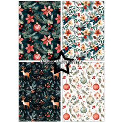 Paper Favourites - Blok A5 - Boho Christmas / Boho jul