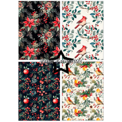 Paper Favourites - Blok A5 - Boho Christmas / Boho jul