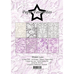 Paper Favourites - Blok A5 - Bridal Lace / Brudeslr