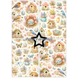 Paper Favourites - Blok A5 - Bird house / Fuglehus