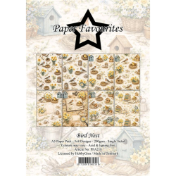 Paper Favourites - Blok A5 - Bird nest / Fuglerede