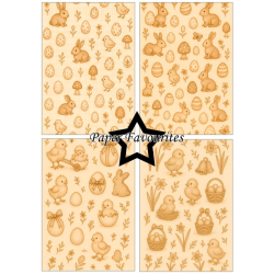Paper Favourites - Blok A5 - Vintage Easter / Gammeldags p�ske