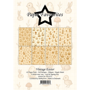 Paper Favourites - Blok A5 - Vintage Easter / Gammeldags p�ske