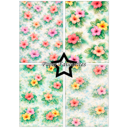 Paper Favourites - Blok A5 - Hibiscus