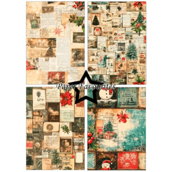 Paper Favourites - Blok A5 - Christmas Collage / Julecollage