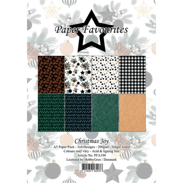 Paper Favourites - Blok A5 - Christmas Joy / Juleglde