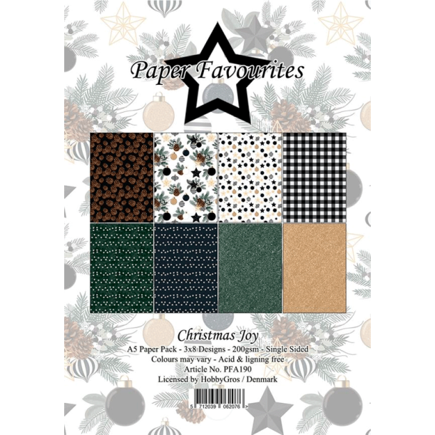 Paper Favourites - Blok A5 - Christmas Joy / Juleglde