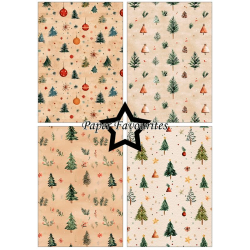 Paper Favourites - Blok A5 - Christmas Pattern / Julemnstre