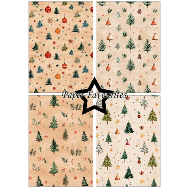 Paper Favourites - Blok A5 - Christmas Pattern / Julemnstre