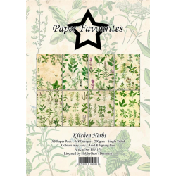 Paper Favourites - Blok A5 - Kitchen Herbs / Kkkenurter