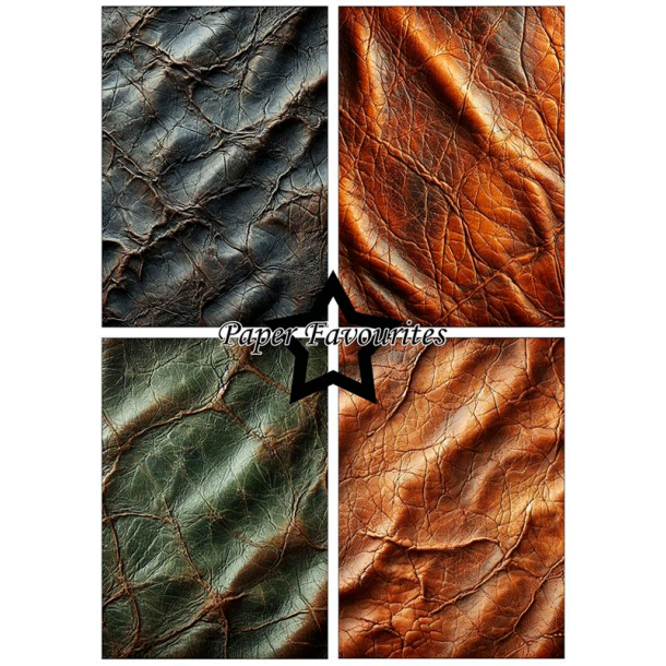 Paper Favourites - Blok A5 - Leather Texture / Ldertekstur