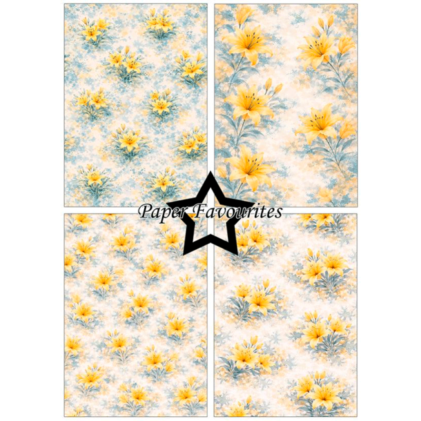 Paper Favourites - Blok A5 - Lily / Liljer