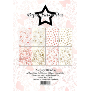 Paper Favourites - Blok A5 - Luxury Wedding / Luksus bryllup