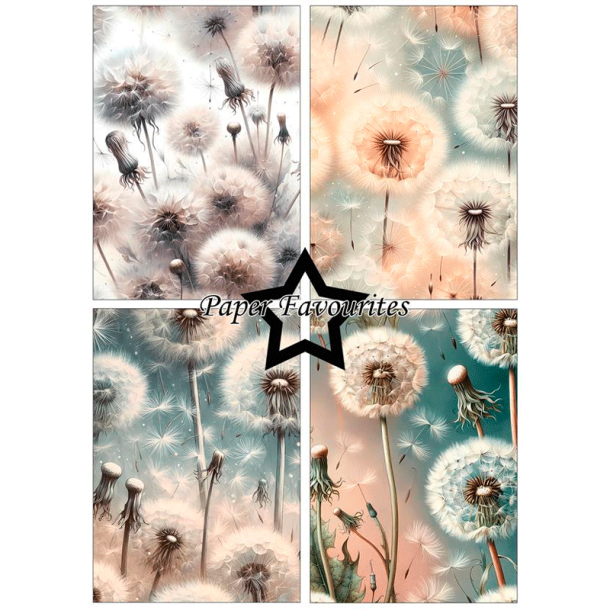 Paper Favourites - Blok A5 - Dandelion / M�lkeb�tter
