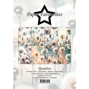 Paper Favourites - Blok A5 - Dandelion / M�lkeb�tter