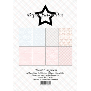 Paper Favourites - Blok A5 - Mom's Happiness - Mors lykke