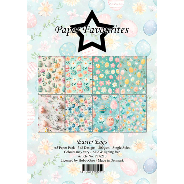 Paper Favourites - Blok A5 - Easter Eggs / P�ske�g