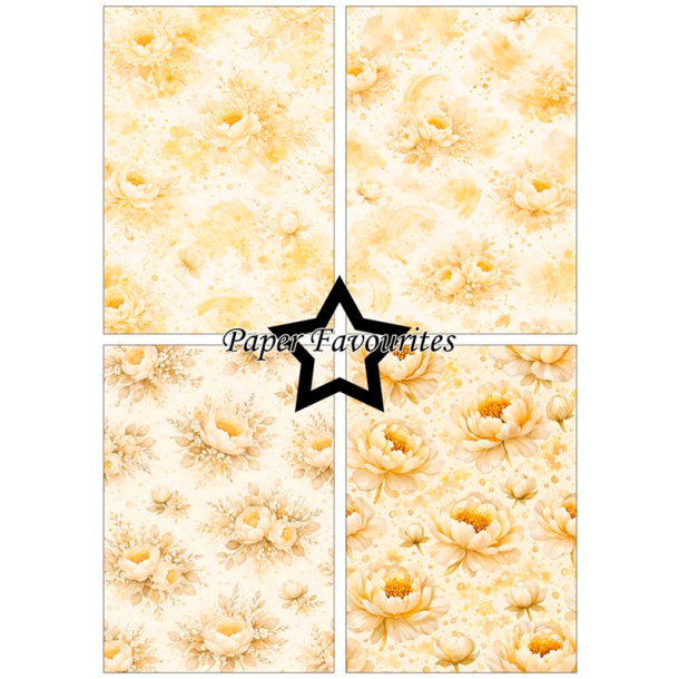 Paper Favourites - Blok A5 - Peony / P�oner
