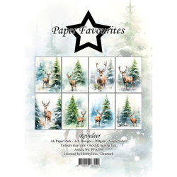 Paper Favourites - Blok A6 - Reindeer / Rdyr