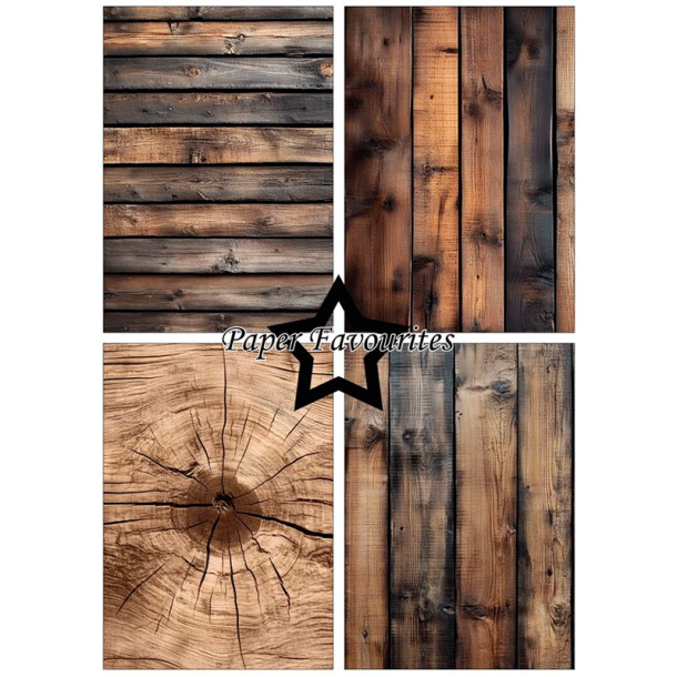 Paper Favourites - Blok A5 - Wood / Tr