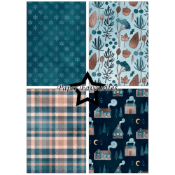 Paper Favourites - Blok A5 - Winter Night / Vinternat