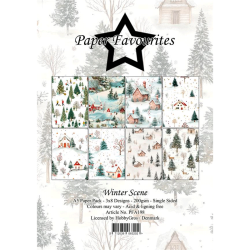 Paper Favourites - Blok A5 - Winter Scene / Vinterscener