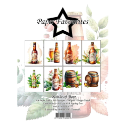 Paper Favourites - Blok A6 - Bottle of Beer / lflaske