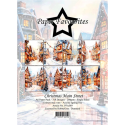 Paper Favourites - Blok A6 - Christmas Main Street / Jule hovedgade