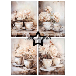 Paper Favourites - Blok A6 - Cup of Coffee / En kop kaffe