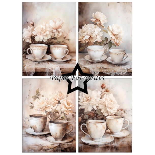 Paper Favourites - Blok A6 - Cup of Coffee / En kop kaffe
