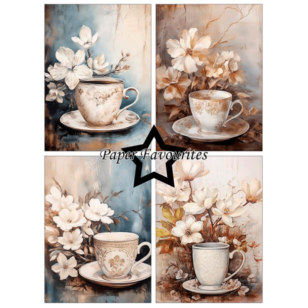Paper Favourites - Blok A6 - Cup of Coffee / En kop kaffe