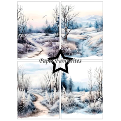 Paper Favourites - Blok A6 - Frosty Winter / Frossen vinter